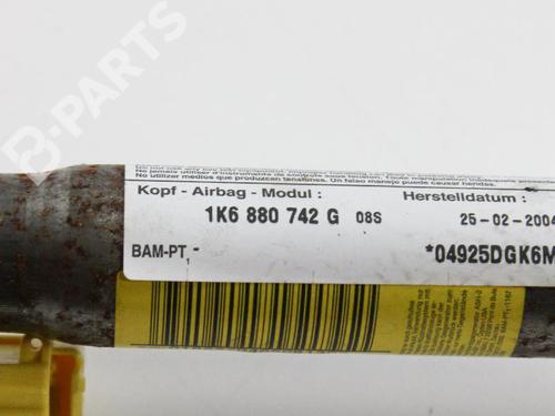 Used Right curtain airbag VW GOLF V (1K1) 2.0 TDI (140 hp) 6487565