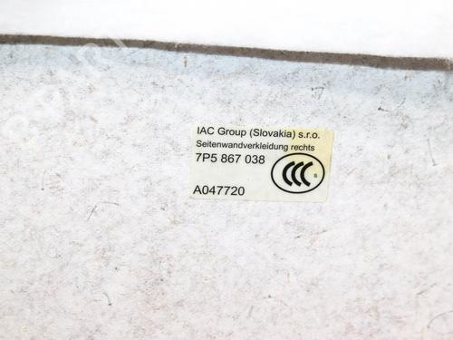 Boot lining PORSCHE CAYENNE (92A) 4.8 S | BP32501444I3 