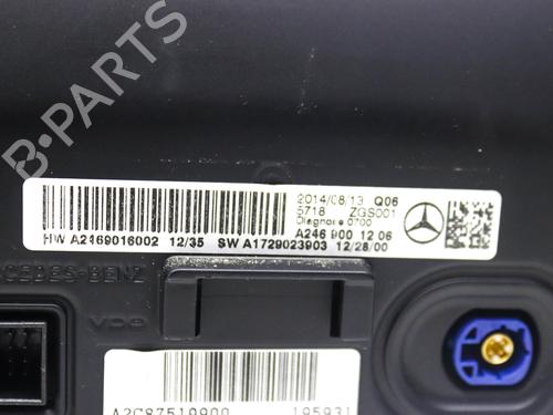 Display monitor MERCEDES-BENZ CLA Coupe (C117) CLA 250 (117.344) | BP29752344C48 