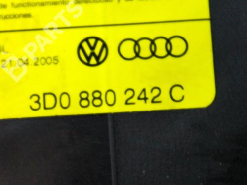 Right seat airbag VW PHAETON (3D1, 3D2, 3D3, 3D4, 3D6, 3D7, 3D8, 3D9) 3.0 V6 TDI 4motion | BP10222507C14 