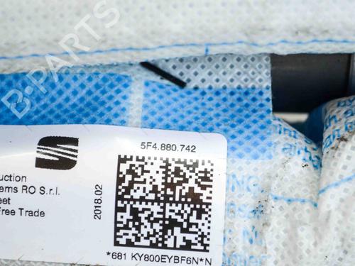 Right curtain airbag SEAT LEON (5F1) 2.0 TDI | BP6502871C12