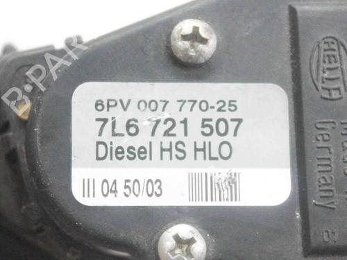 Used Pedal VW TOUAREG (7LA, 7L6, 7L7) 2.5 R5 TDI (163 hp) 7913586