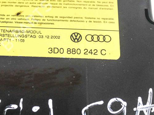 Right seat airbag VW PHAETON (3D1, 3D2, 3D3, 3D4, 3D6, 3D7, 3D8, 3D9) 5.0 V10 TDI 4motion | BP6488647C14 