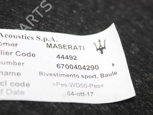 Boot lining MASERATI GHIBLI III (M157) 3.0 S Q4 | BP35773126I3 - Image 9