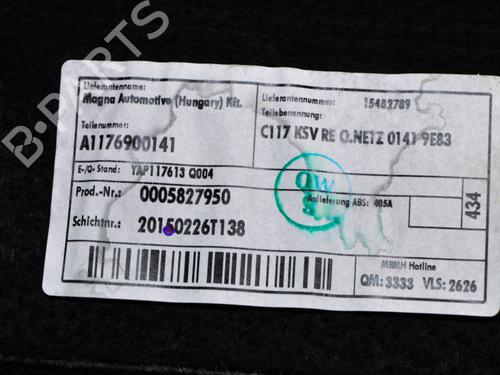 Boot lining MERCEDES-BENZ CLA Coupe (C117) CLA 250 (117.344) | BP14678818I3 
