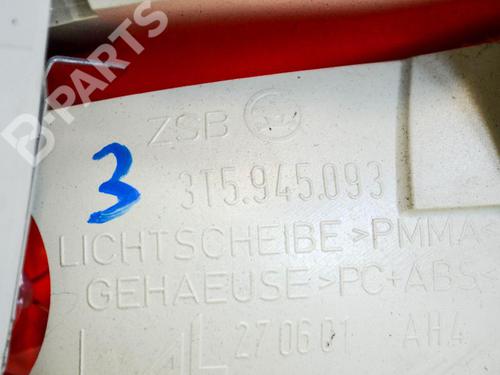 Achterlicht kofferdeksel achterklep links SKODA SUPERB II (3T4) 1.8 TSI (160 hp) 7915286