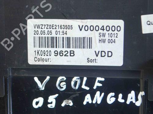 Instrument cluster VW GOLF V (1K1) 1.9 TDI | BP7094644C47