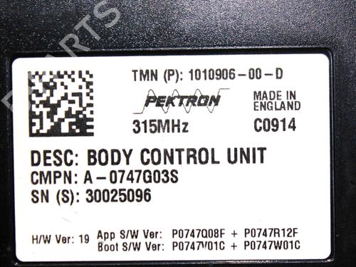 Module électronique TESLA MODEL S (5YJS) 85 | BP23251893M83 