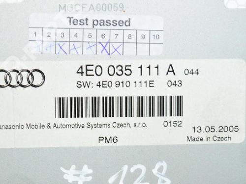 Electronic module AUDI A6 C6 Avant (4F5) 2.0 TDI | BP6493800M83 
