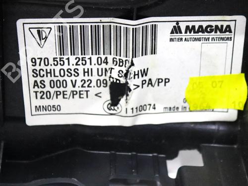 Garniture de coffre PORSCHE PANAMERA (970) 3.6 | BP30884882I3