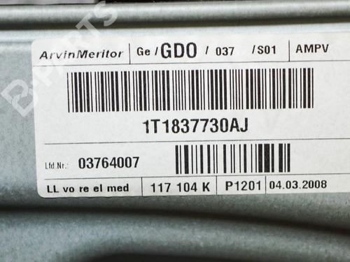 Front right window mechanism VW TOURAN (1T1, 1T2) 1.9 TDI | BP6532233C23 
