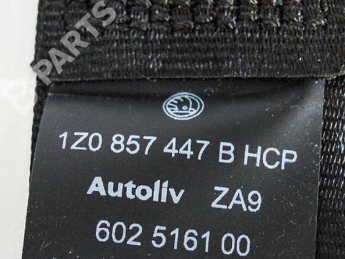 Rear left seatbelt SKODA OCTAVIA II (1Z3) 1.8 TSI | BP6872083I29 