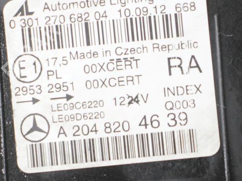 Right headlight MERCEDES-BENZ C-CLASS Coupe (C204) C 220 CDI (204.302) | BP33531762C29 - Image 14