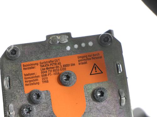 Front right seatbelt PORSCHE CAYENNE (92A) 4.8 S | BP32692068I25 - Image 12