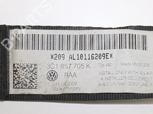 Front right seatbelt VW PASSAT CC B6 (357) 2.0 TFSI | BP34334370I25 - Image 6