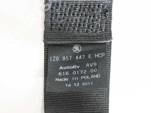 Rear right seatbelt SKODA OCTAVIA II (1Z3) 1.4 TSI | BP6872069I28 