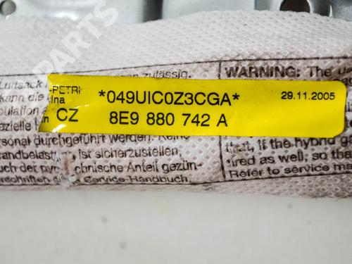 Right curtain airbag AUDI A4 B7 Avant (8ED) 2.0 TDI | BP6493224C12 