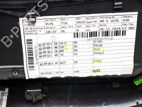 Front left panel AUDI A6 C7 (4G2, 4GC) 2.0 TFSI | BP29811706C58 