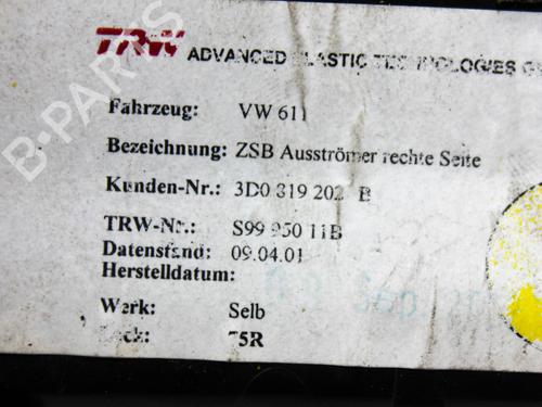 Luftventil VW PHAETON (3D1, 3D2, 3D3, 3D4, 3D6, 3D7, 3D8, 3D9) 3.2 V6 | BP20984555I21 