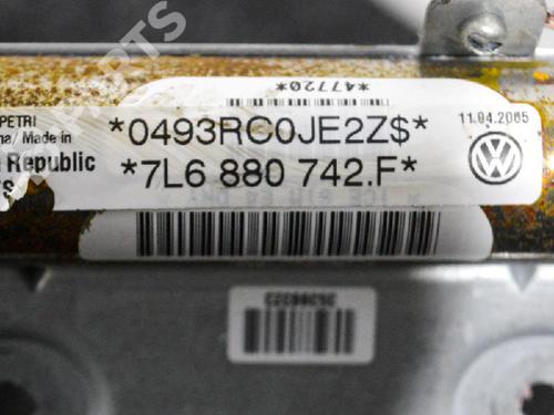 Høyre gardin kollisjonspute VW TOUAREG (7LA, 7L6, 7L7) 3.0 V6 TDI | BP6489069C12 