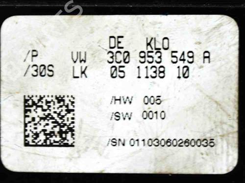 Steering column stalk VW PASSAT B6 (3C2) 2.0 TDI | BP7913710I23