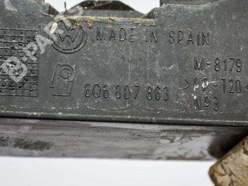 Rear bumper bracket VW POLO (9N_, 9A_) 1.4 TDI | BP6500246C159 