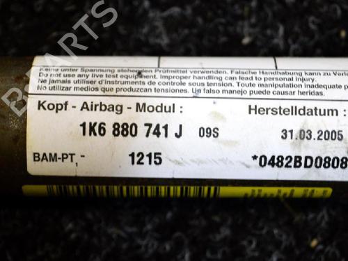 Left curtain airbag VW GOLF V (1K1) 1.9 TDI | BP14685370C11 