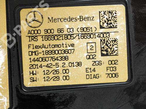 Interior roof light MERCEDES-BENZ A-CLASS (W176) A 180 CDI / d (176.012) | BP6482347I8 