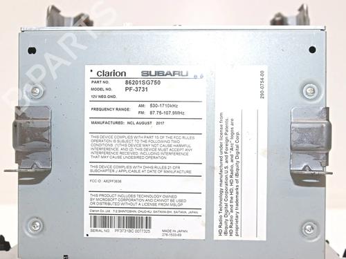 Módulo eletrónico SUBARU FORESTER (SJ_) 2.5 AWD (SJ9) | BP37522649M83 - Image 9