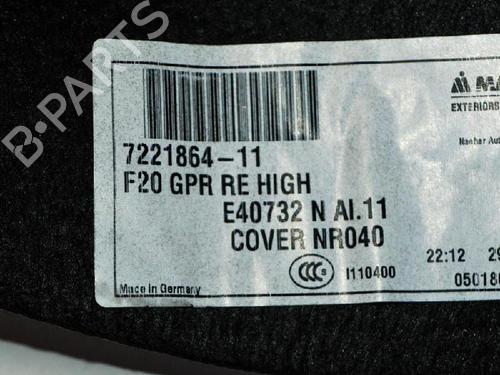 Boot lining BMW 1 (F20) M 135 i | BP14688438I3 