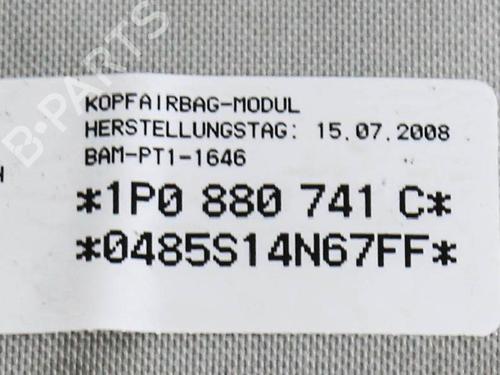 Left curtain airbag SEAT LEON (1P1) 1.9 TDI | BP14685929C11 
