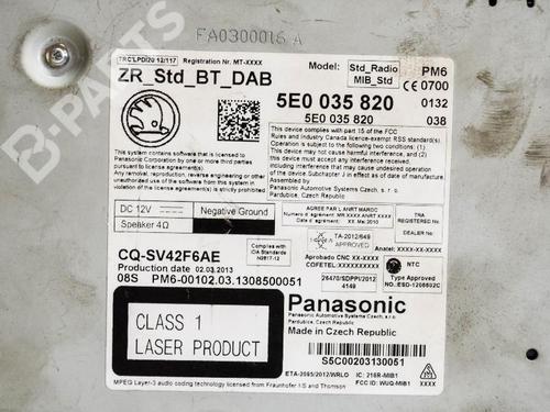 Elektronisk modul SKODA OCTAVIA III (5E3, NL3, NR3) 1.2 TSI | BP7915306M83 