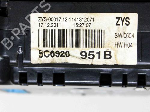 Instrument cluster VW JETTA IV (162, 163, AV3, AV2) 2.5 | BP22359034C47