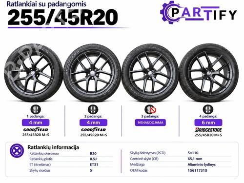 Used Wheel set Wheel set ALFA ROMEO STELVIO (949_) 2.0 Q4 (949.AXA2A) (280 hp) 40460810 40460810