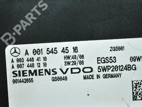 Gearbox control unit MERCEDES-BENZ CLC-CLASS (CL203) CLC 220 CDI (203.708) | BP7538889M52 