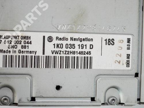 Radio VW TOURAN (1T1, 1T2) 1.9 TDI | BP7742691E6 