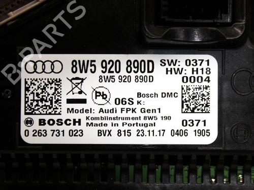 Instrument cluster AUDI A5 Sportback (F5A, F5F) S5 quattro | BP18200797C47 