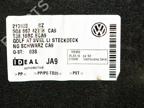 Boot lining VW GOLF VII (5G1, BQ1, BE1, BE2) 2.0 GTD | BP14674617I3 