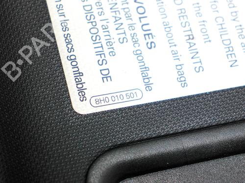Right sun visor AUDI Q5 (8RB) 2.0 TFSI quattro | BP27332585I2 
