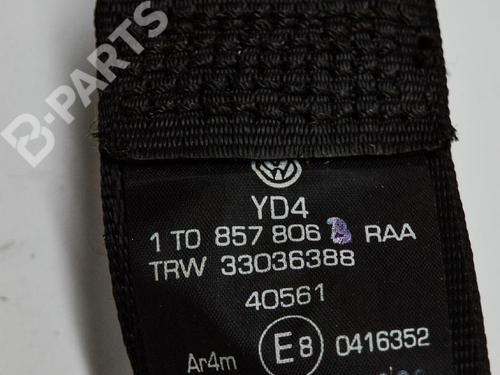 Rear right seatbelt VW TOURAN (1T1, 1T2) 1.9 TDI | BP6871824I28 