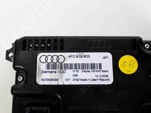Afficheur AUDI A6 C6 (4F2) 2.0 TDI (136 hp) 7912327