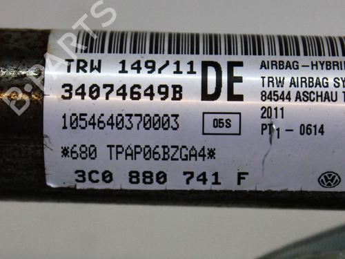 Left curtain airbag VW PASSAT B7 Variant (365) 2.0 TDI | BP14676949C11 