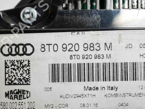 Instrument cluster AUDI A5 Sportback (8TA) 2.0 TDI quattro | BP6501580C47