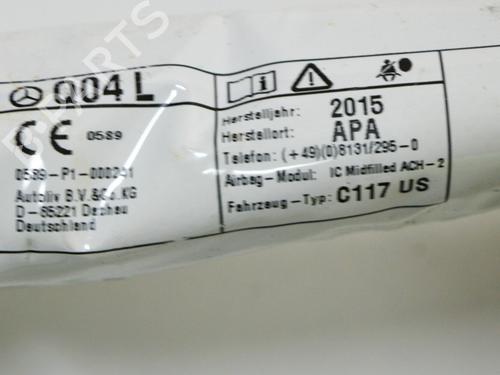 Left curtain airbag MERCEDES-BENZ CLA Coupe (C117) CLA 250 (117.344) | BP14678788C11 