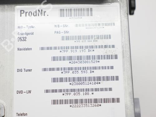 Electronic module PORSCHE CAYENNE (92A) 4.8 S | BP31926013M83