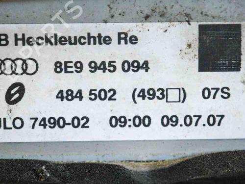 Højre baglygte bagklap AUDI A4 B7 Avant (8ED) 2.0 TDI (170 hp) 6488225