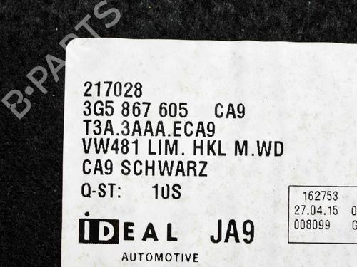 Boot lining VW PASSAT B8 (3G2, CB2) 1.6 TDI | BP7538850I3