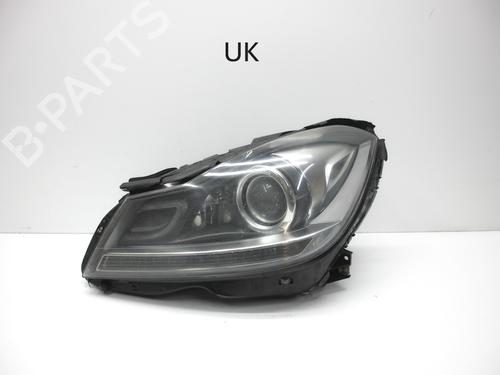 Used Left headlight Left headlight MERCEDES-BENZ C-CLASS Coupe (C204) C 220 CDI (204.302) (170 hp) 33531763 33531763