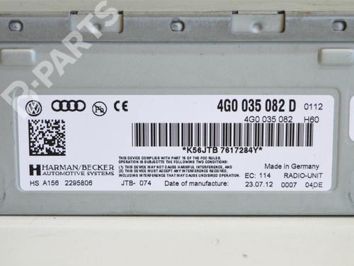 Radio VW TOUAREG (7P5, 7P6) 3.6 V6 FSI | BP10674391E6 