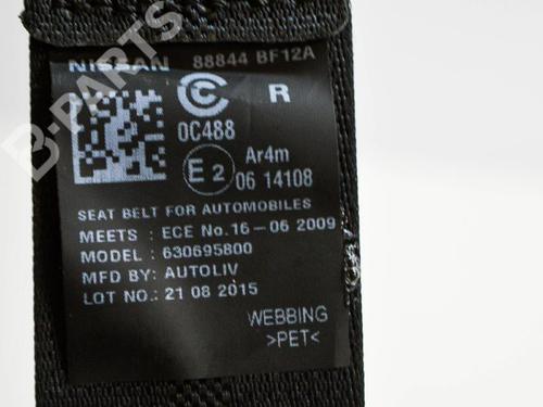 Rear right seatbelt NISSAN JUKE (F15) 1.5 dCi | BP7673464I28 